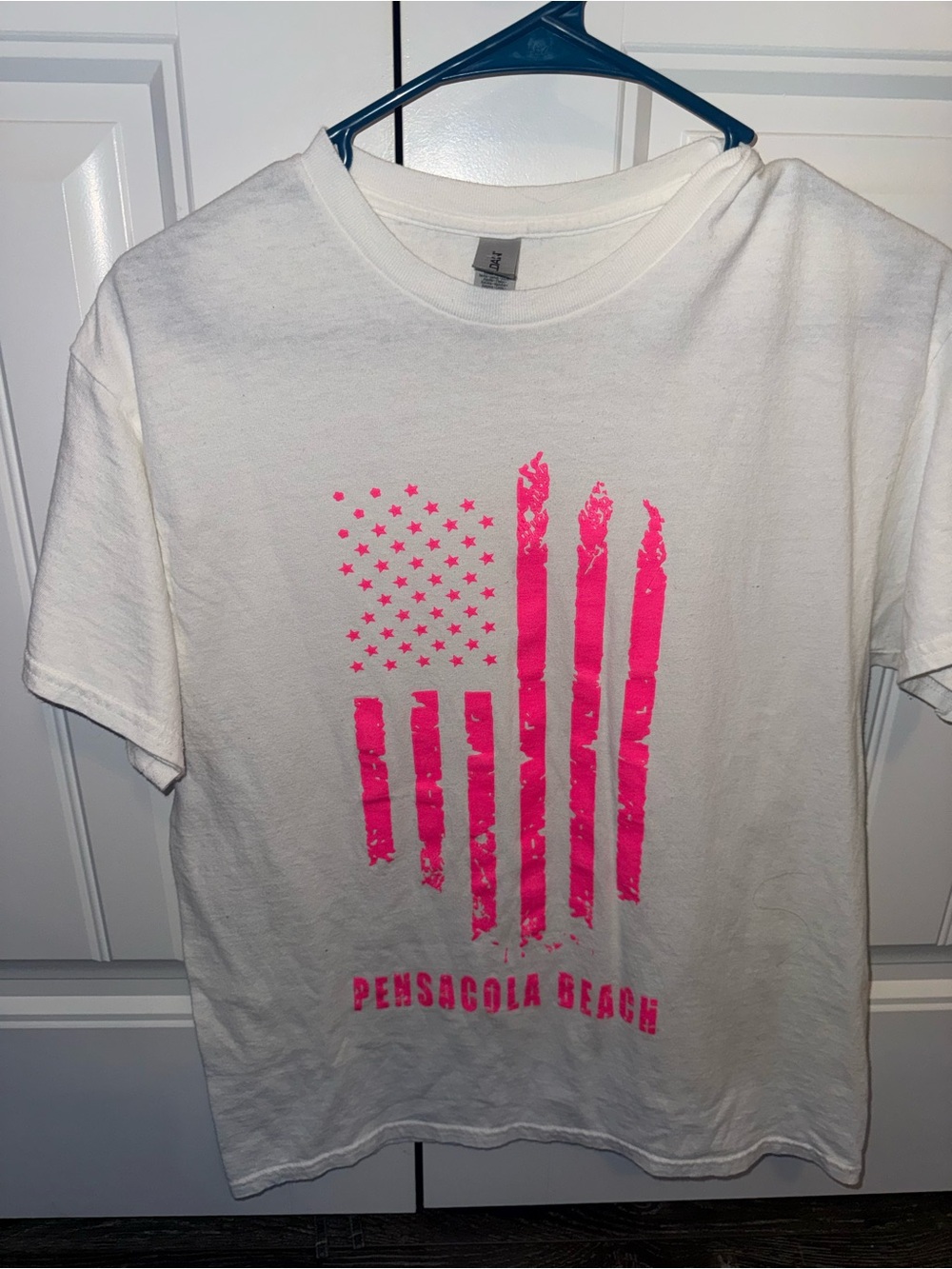 2 Women's Pensacola Beach White Graphic T-Shirts